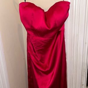 Misguided satin maxi semi-formal dress NWT